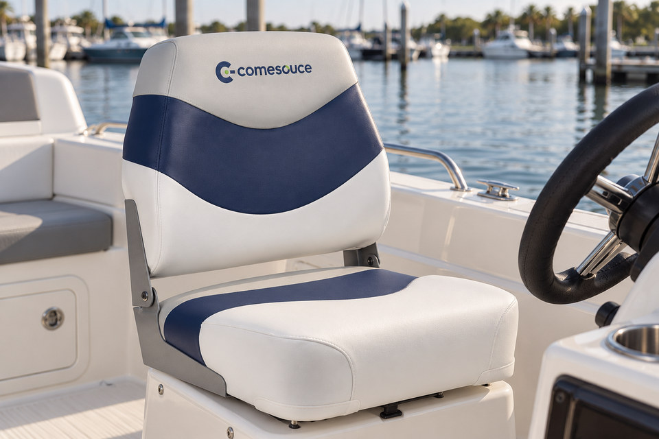 comesouce branded folding boat seat